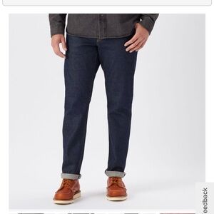 Duluth Trading Co Men's Deep Indigo Straight Jeans